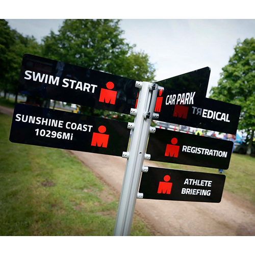 Signpost for Ironman